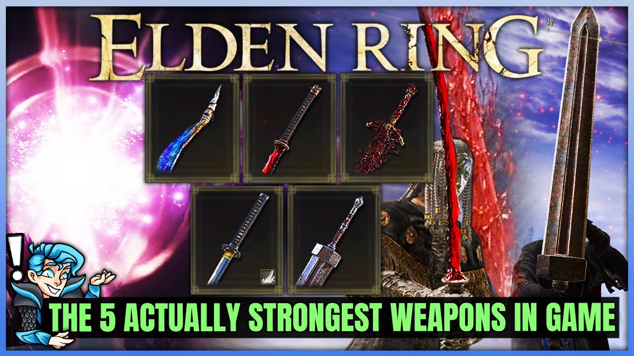 The 5 TRUE Most POWERFUL Weapons In Elden Ring – Int Str Dex Faith ...